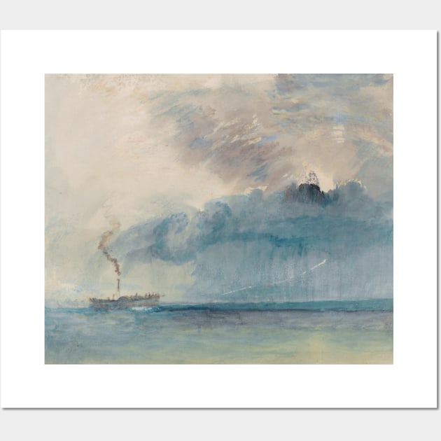 A Paddle-steamer in a Storm, 1841 Wall Art by Art_Attack